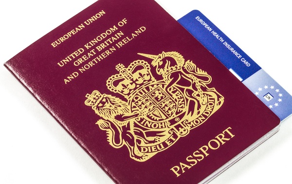 British Passport with E111 EHIC