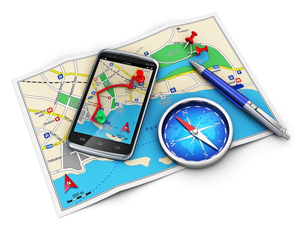 GPS navigation, travel and tourism cocnept