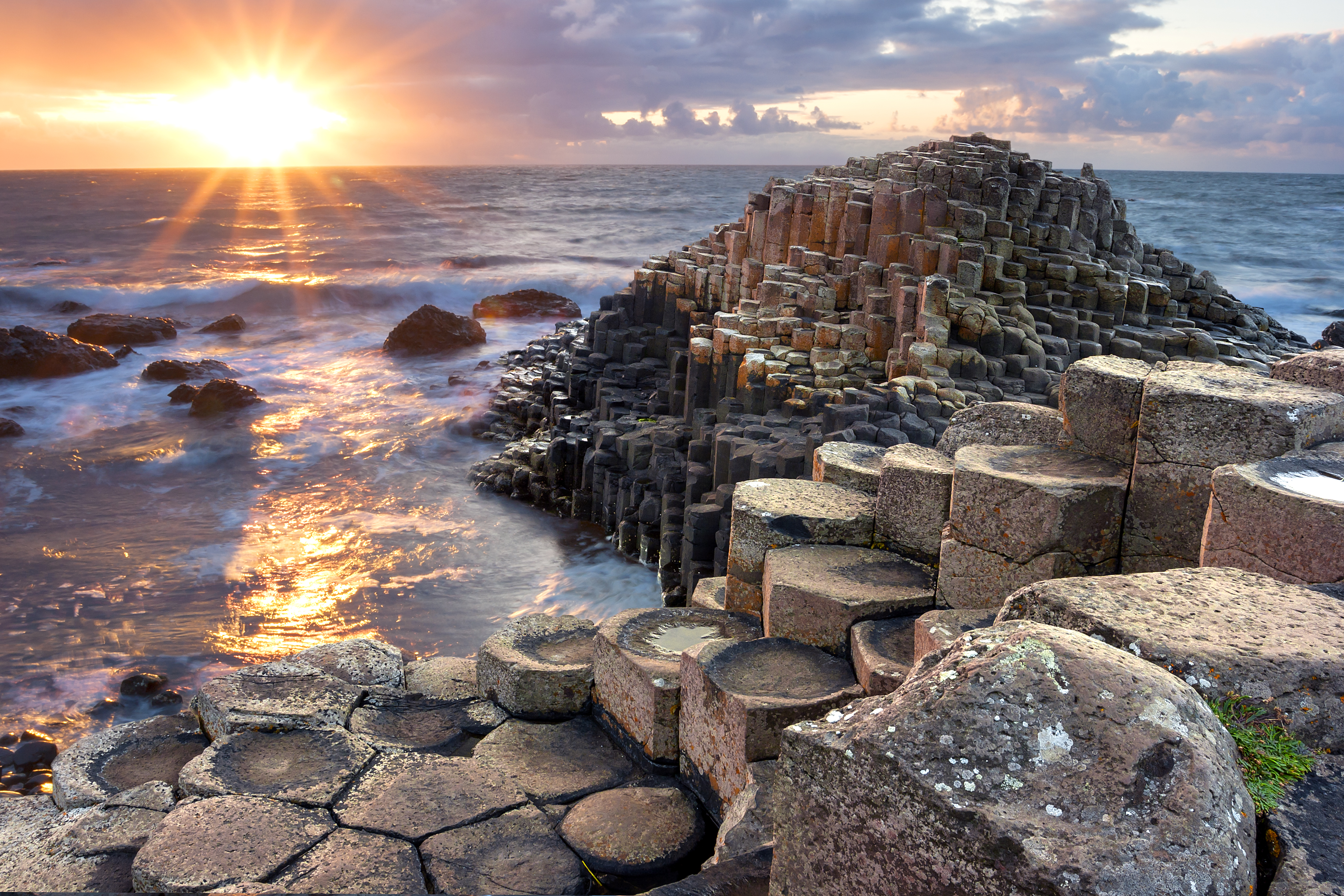 giants causeway, ireland,