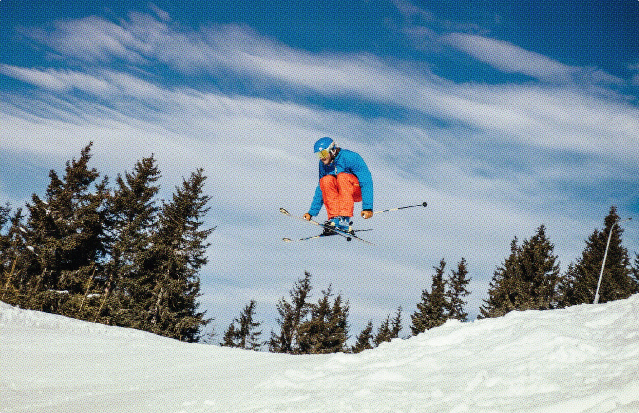 Man Skiing Jump