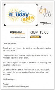 Trust Pilot Winner Sept