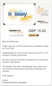 Amazon Voucher January 15