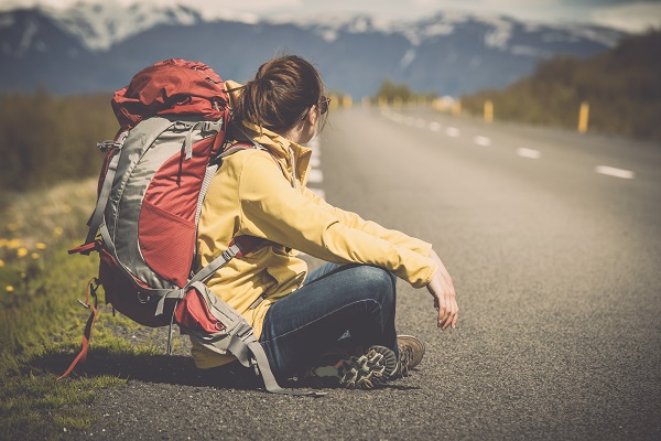 Stock-Picture-Backpacker-Road