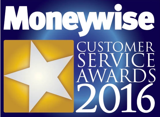 Moneywise Customer Service Awards 2016 logo