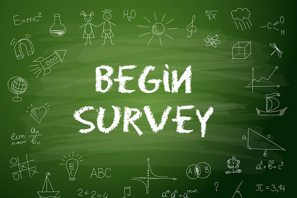 Stock-Picture-Chalk-Board-Begin-Survey