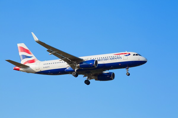 Boeing-737 British Airways plane