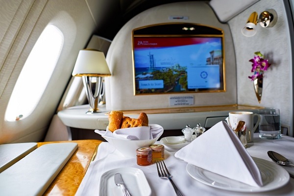 emirates - food - first class