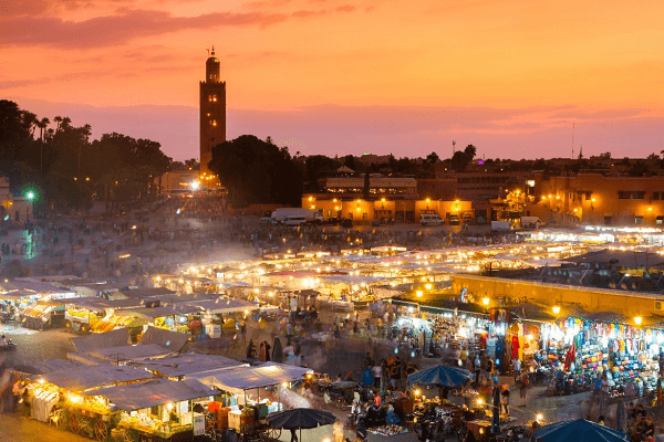 market in Marrakesh Morocco