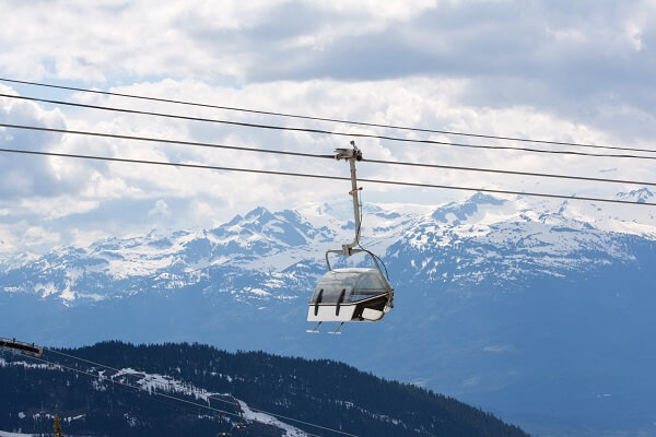 Whistler Blackcomb, USA, Winter sports cable car