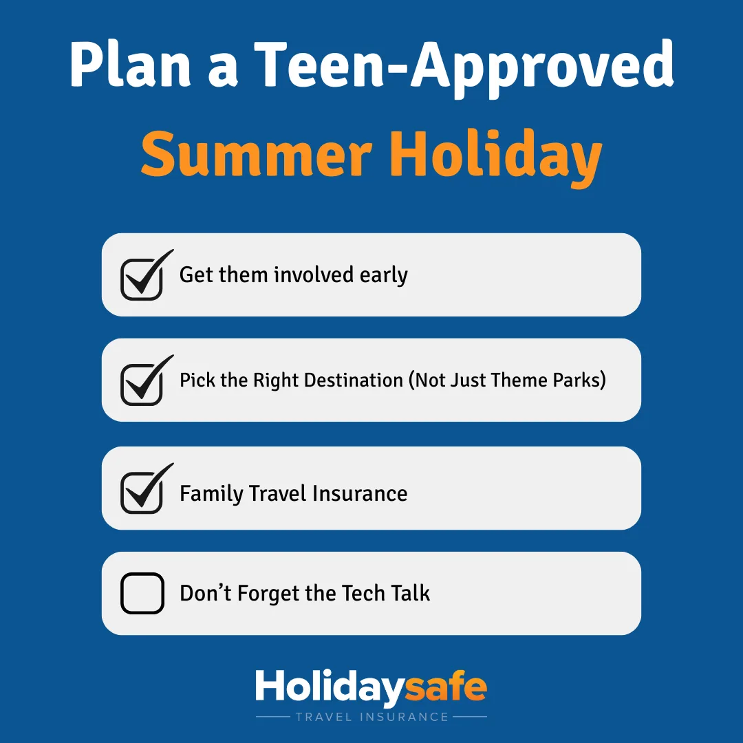 HS - Planning a teen-approved summer holiday