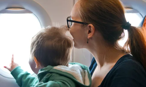 Flying with babies 